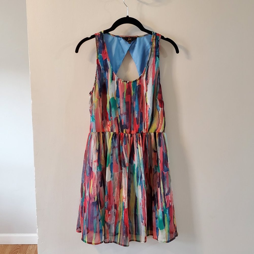 ModCloth | Vibrant Watercolor Dress